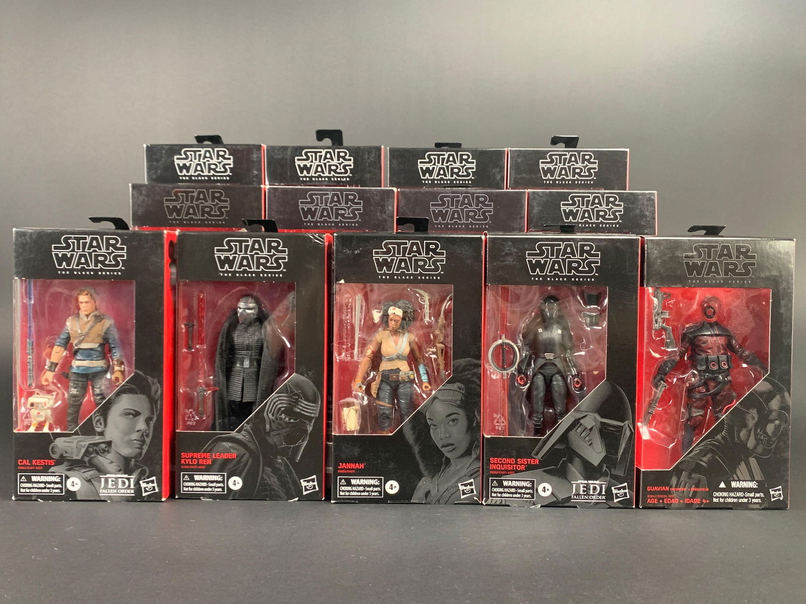 Thirteen Star Wars Black Series Red Action Figures (Hasbro) (1 of 8)