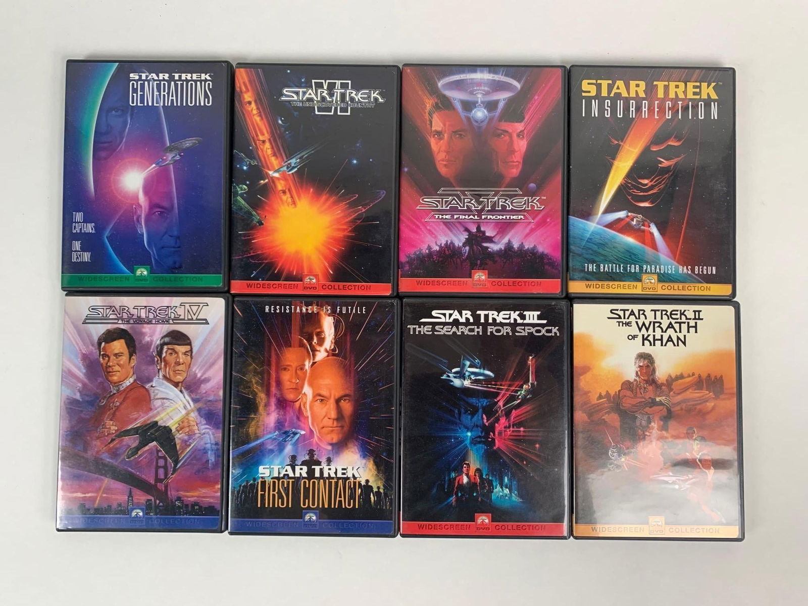 Six Star Trek Dvd Set Auction