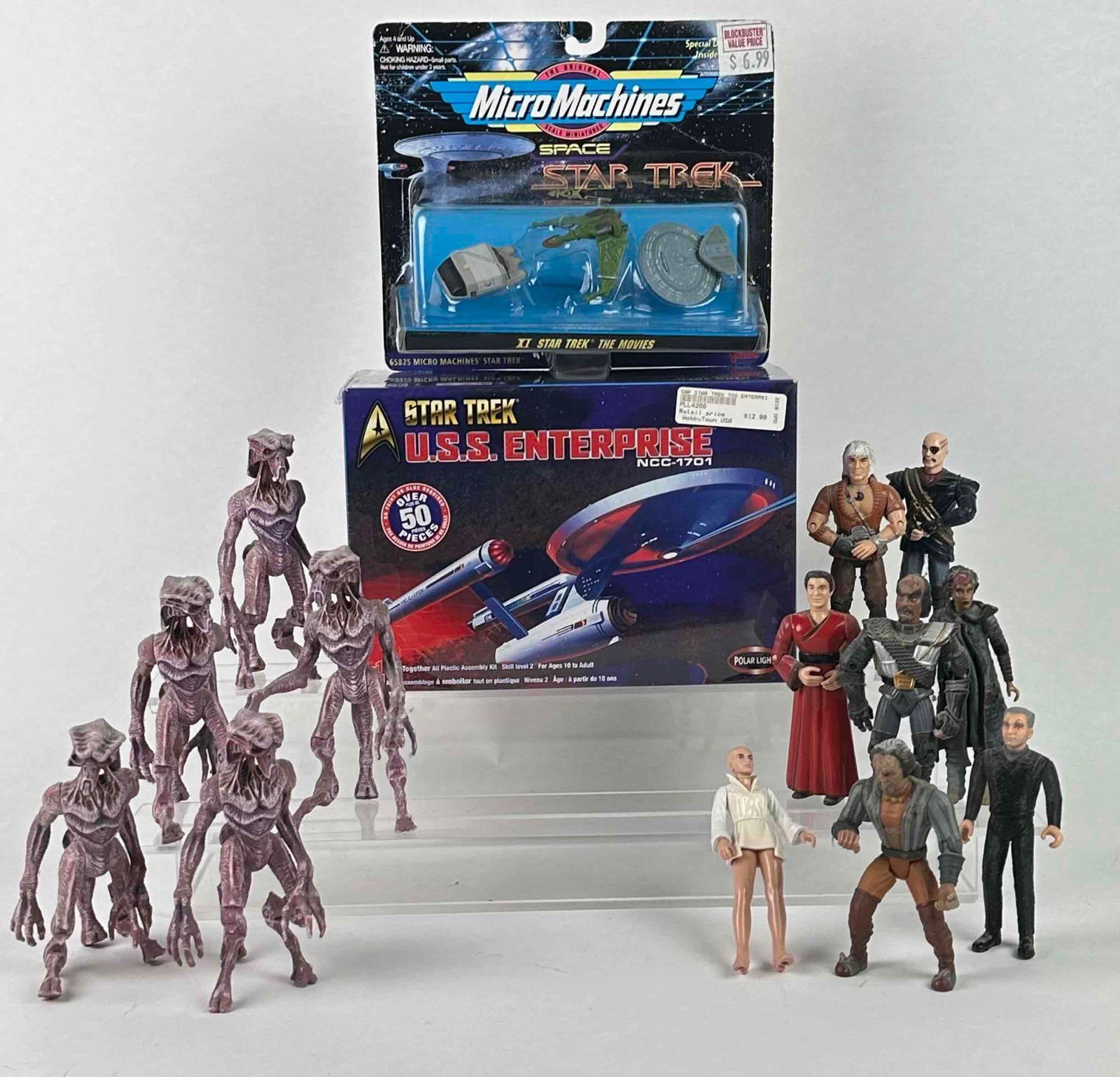 Large Lot of Star Trek Vintage Toys (Loose Action Figures, Micro Machines, and Model Kit) (1 of 9)