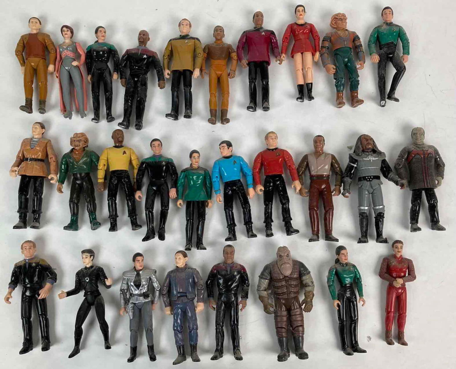 Large lot of Vintage Star Trek Action Figures (Playmates) (1 of 8)