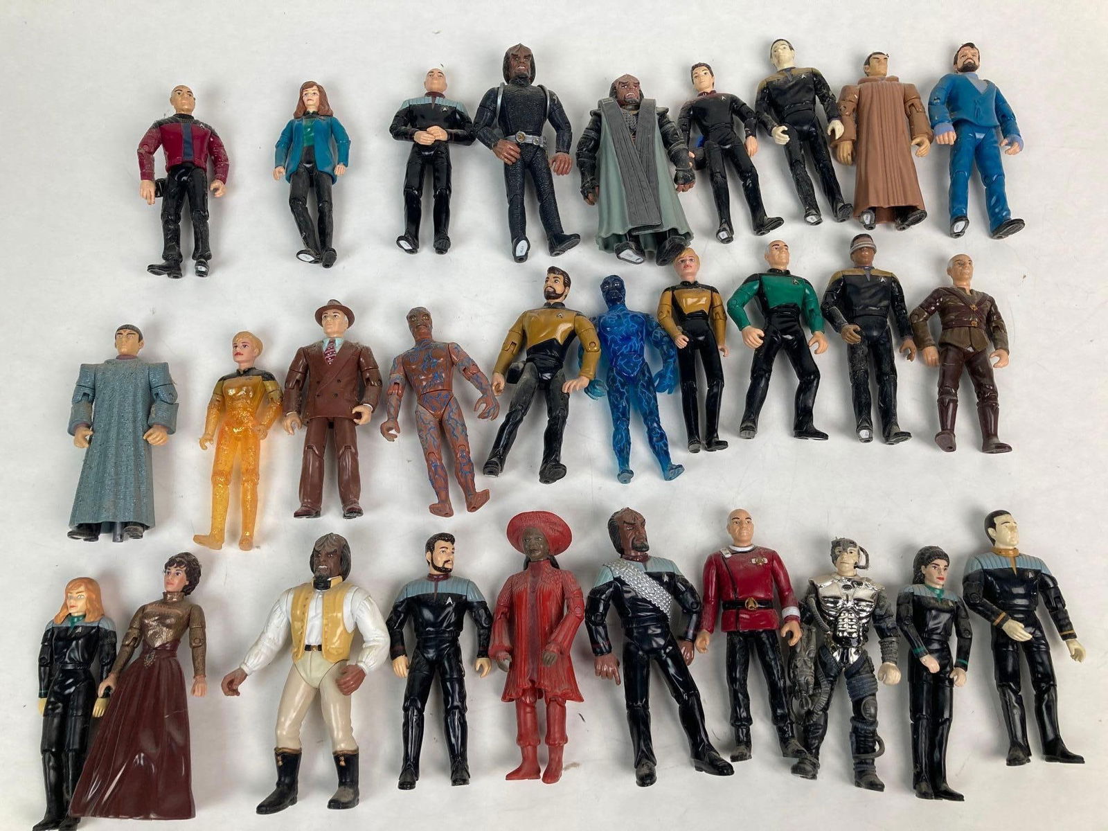 Large Mixed Lot of Vintage Star Trek Action Figures (1 of 8)