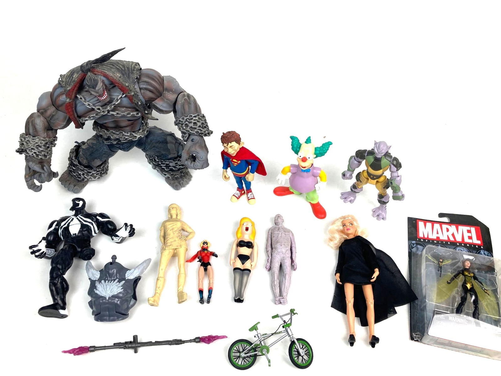 Collection of Marvel Action Figures and Mixed Characters with Accessories (1 of 6)