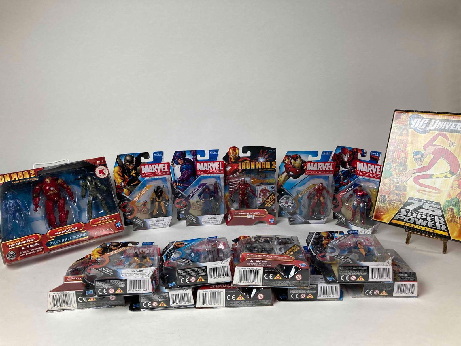 Lot of Sealed Marvel Action Figures and DC Universe Plastic Man Kit ( Hasbro ) (1 of 9)