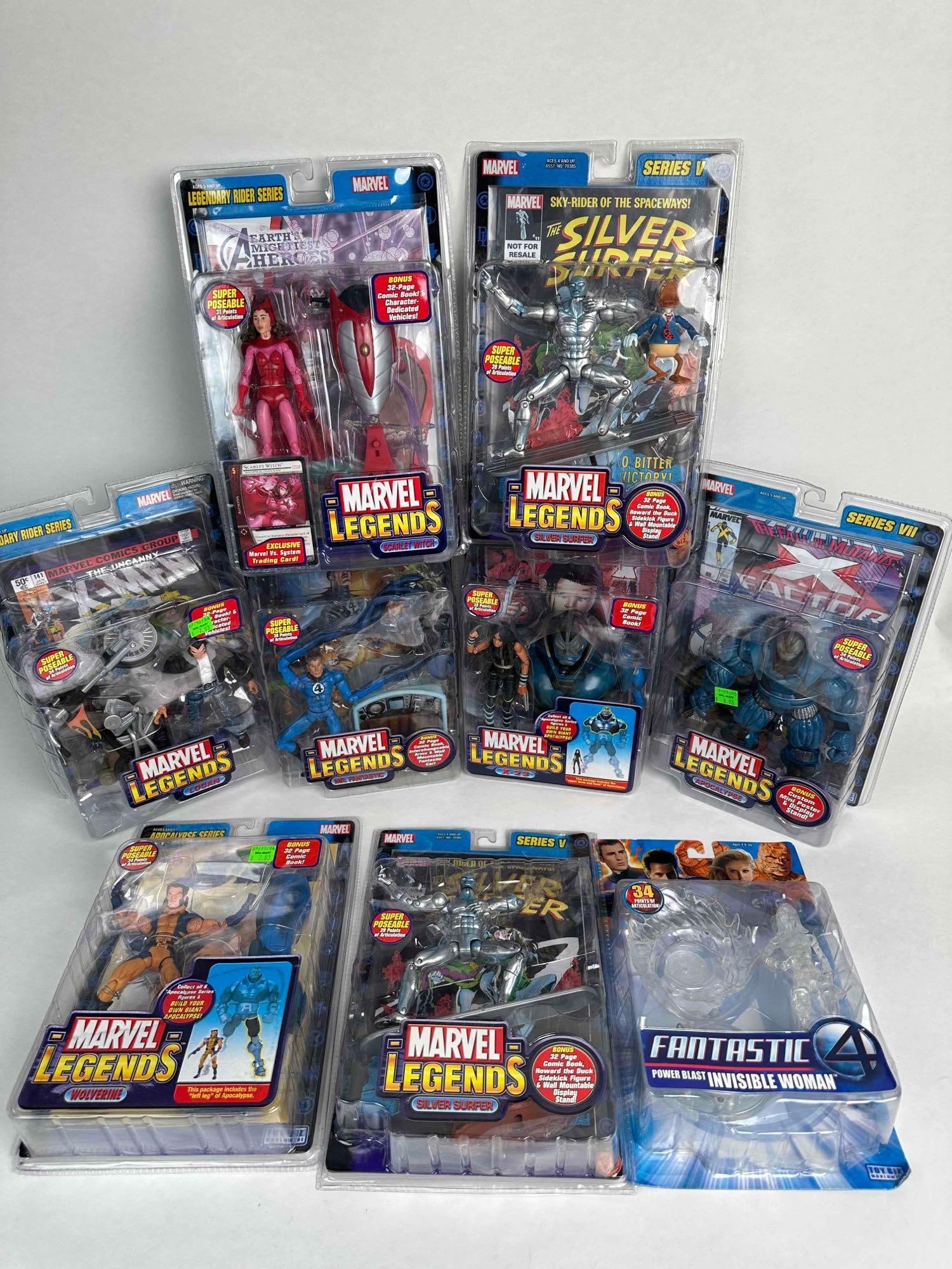 Large Lot of Marvel Action Figures and Marvel Magazines (1 of 7)