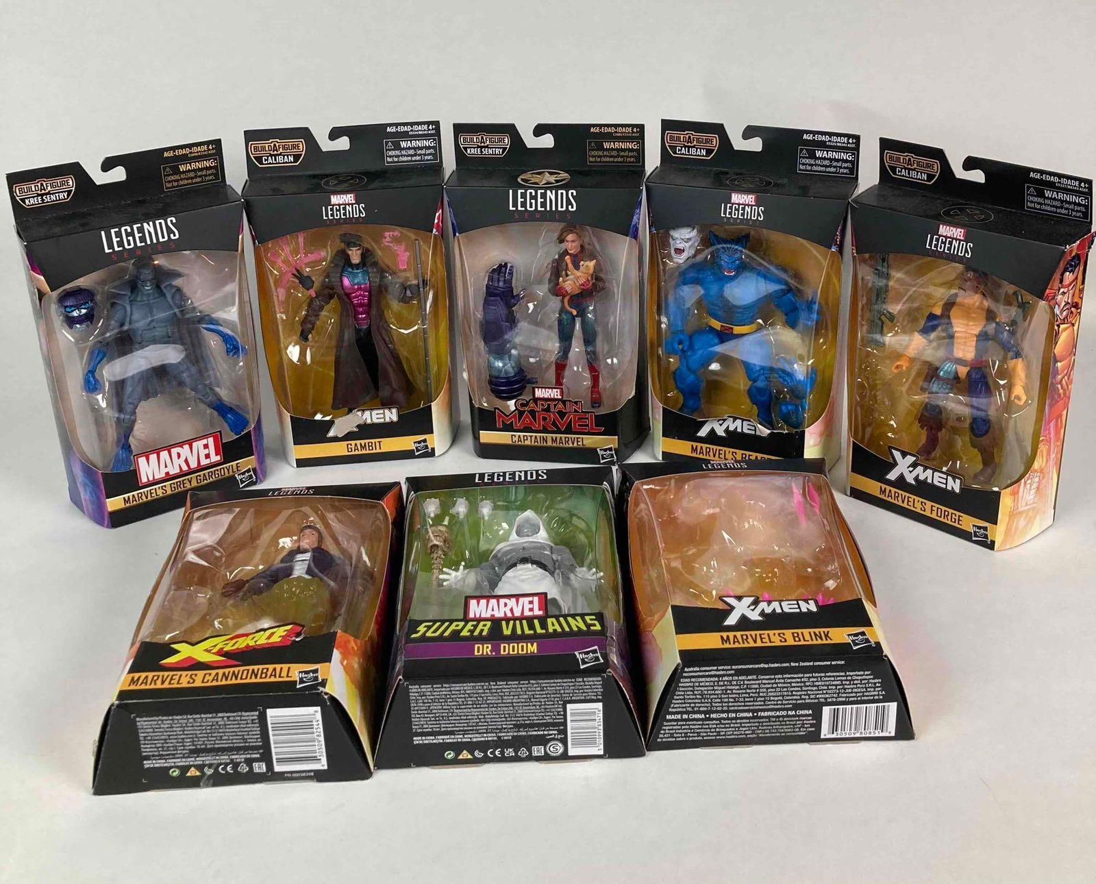 8 Marvel Legends "Build A Figure" Action Figures (Hasbro) (1 of 5)