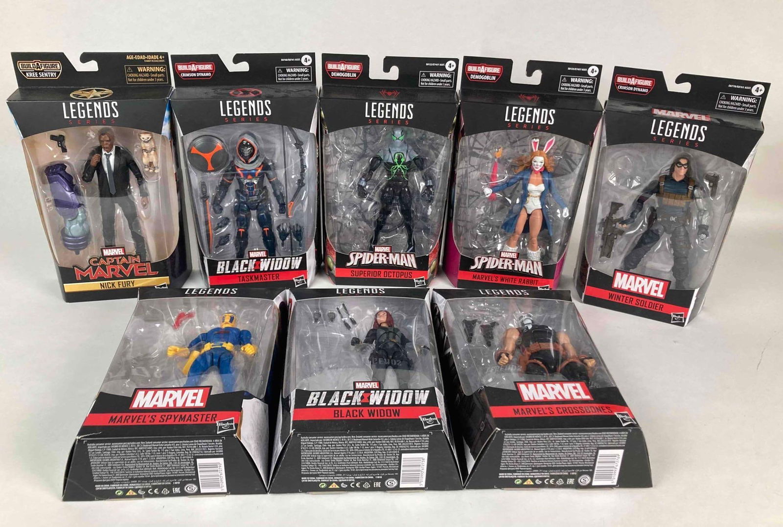 8 Marvel Legends " Build A Figure " Action Figures (Hasbro) (1 of 5)