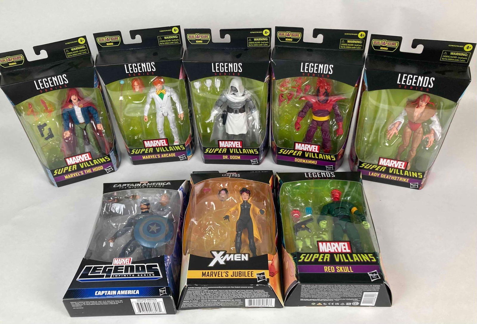 8 Marvel Legends Super Villains "Build A Figure" Action Figures (Hasbro) (1 of 5)