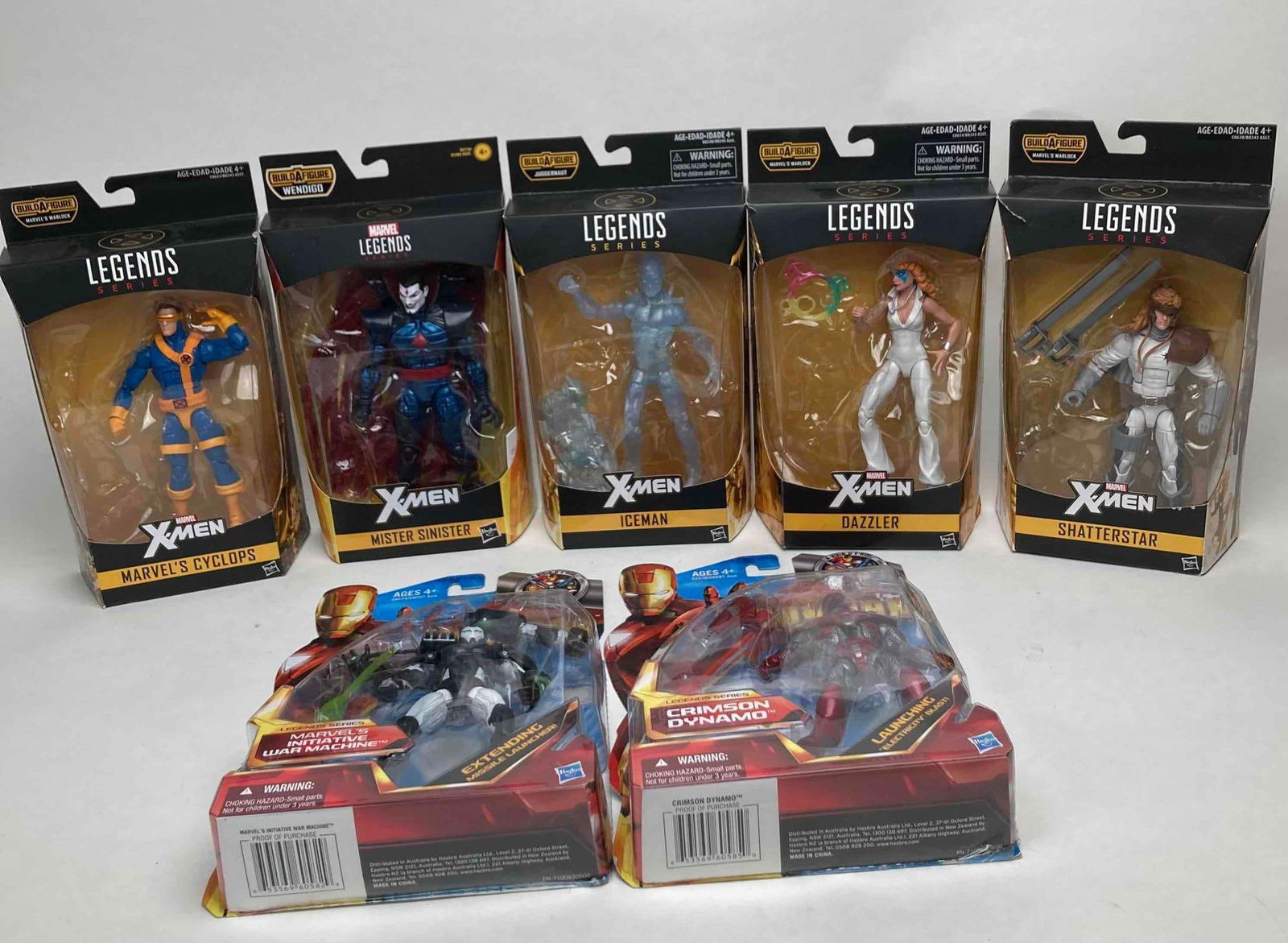 7 Marvel Legends " Build A Figure " Action Figures (Hasbro) (1 of 6)