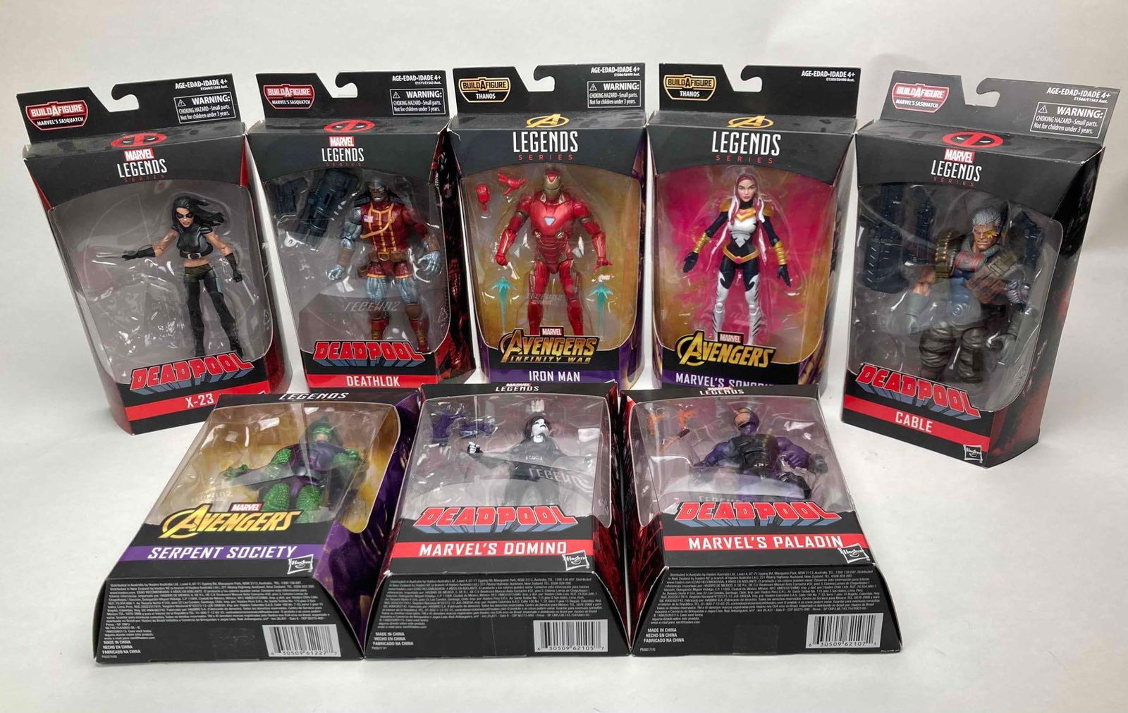 8 Marvel Legends " Build A Figure " Action Figures (Hasbro) (1 of 6)