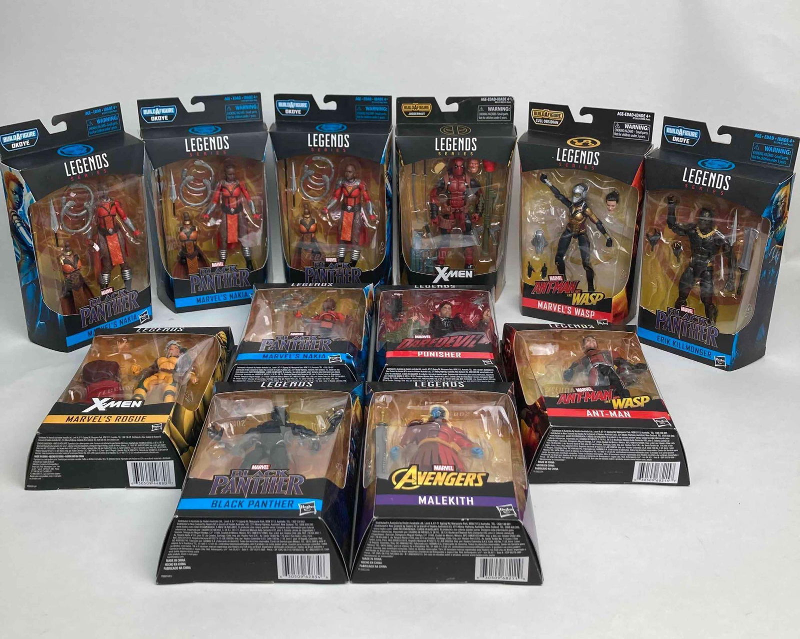12 Marvel Legends "Build a Figure" Action Figures (Hasbro) (1 of 6)