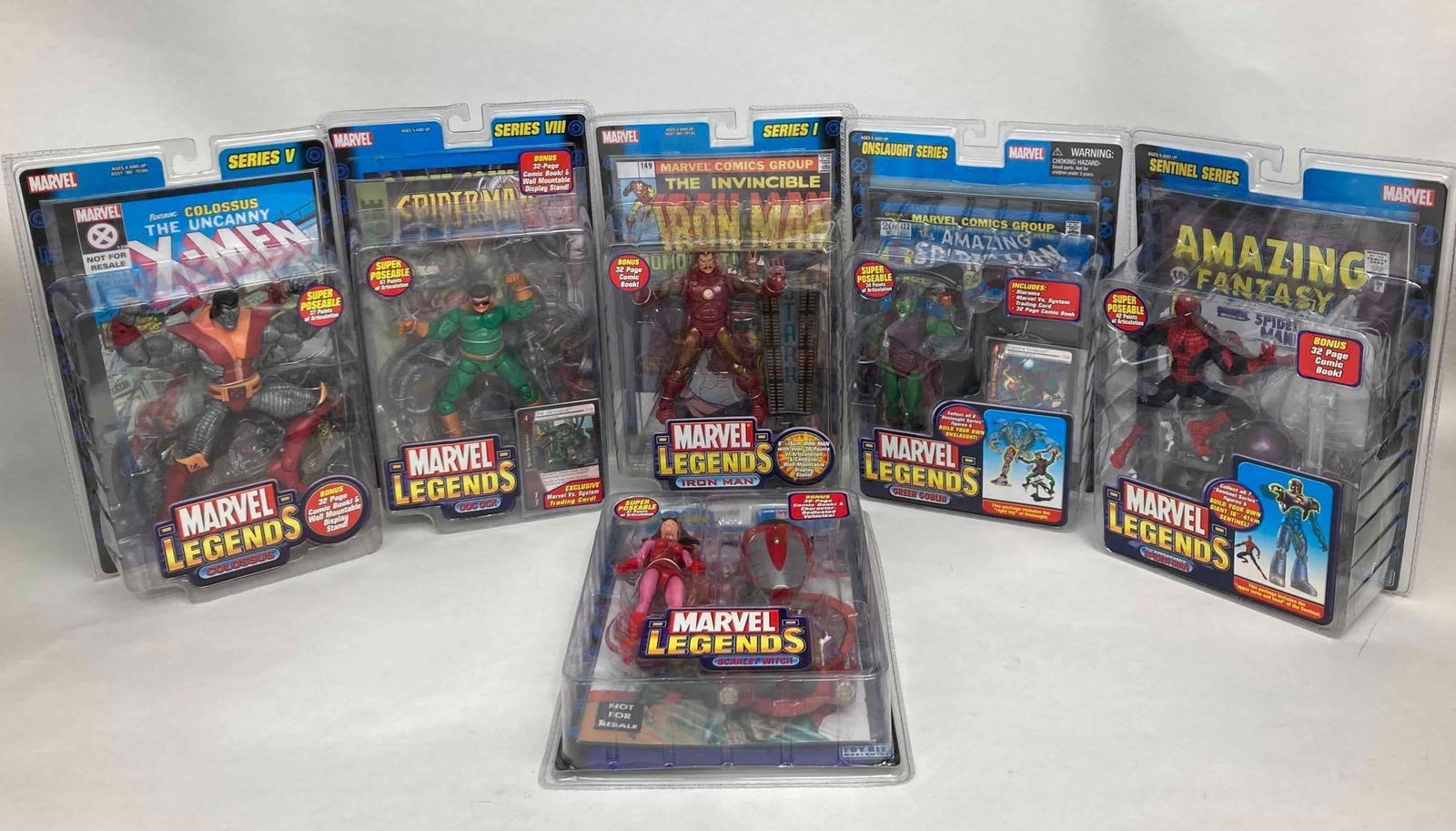 6 Sealed Marvel Action Figures with Comic Book (Toy Biz) (1 of 5)