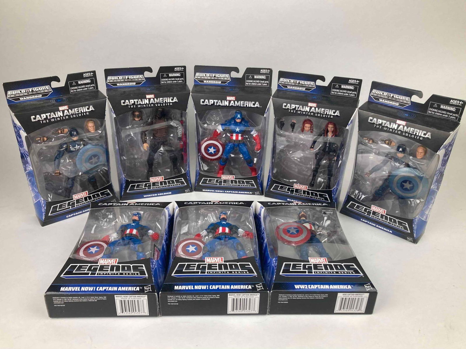 8 Marvel Capitan America " Build A Figure " Action Figures ( Hasbro ) (1 of 5)