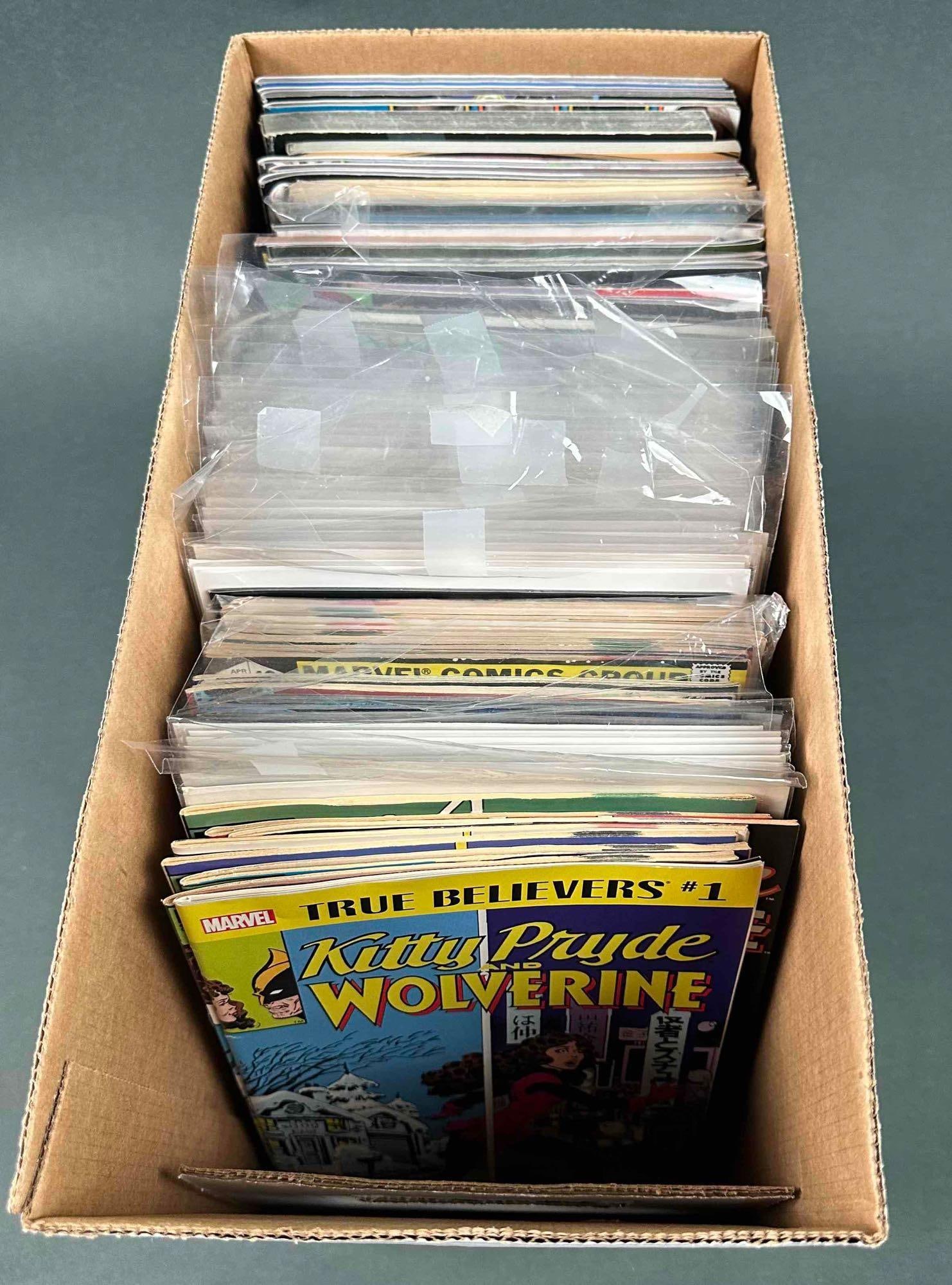 Long Comic Book Box (Star Trek, Lost in Space, Shadow Flynn, and More): Long Comic Book Box (Star Trek, Lost in Space, Shadow Flynn, and More) All comics are in good to excellent condition. Most (or many) comics have been stored in sleeves. Please refer to photos for furt