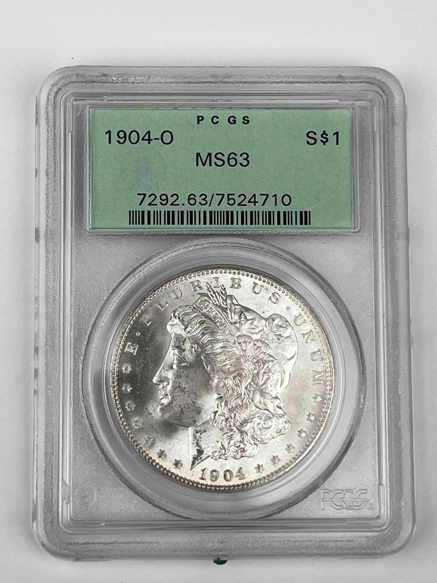 1904 O Morgan Silver Dollar MS63 PCGS (1 of 3)
