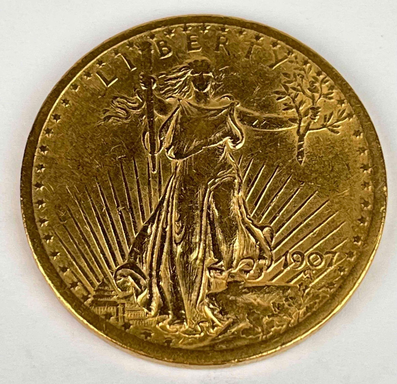 1907 $20 Saint-Gaudens Double Eagle (1 of 2)