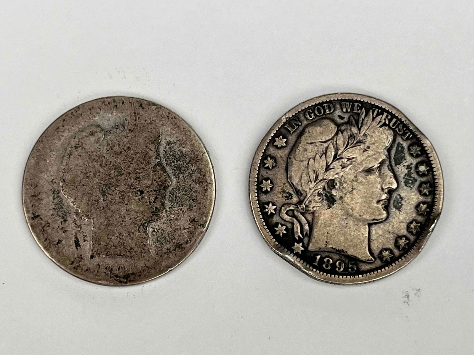 2 Barber Half Dollars (1 of 6)