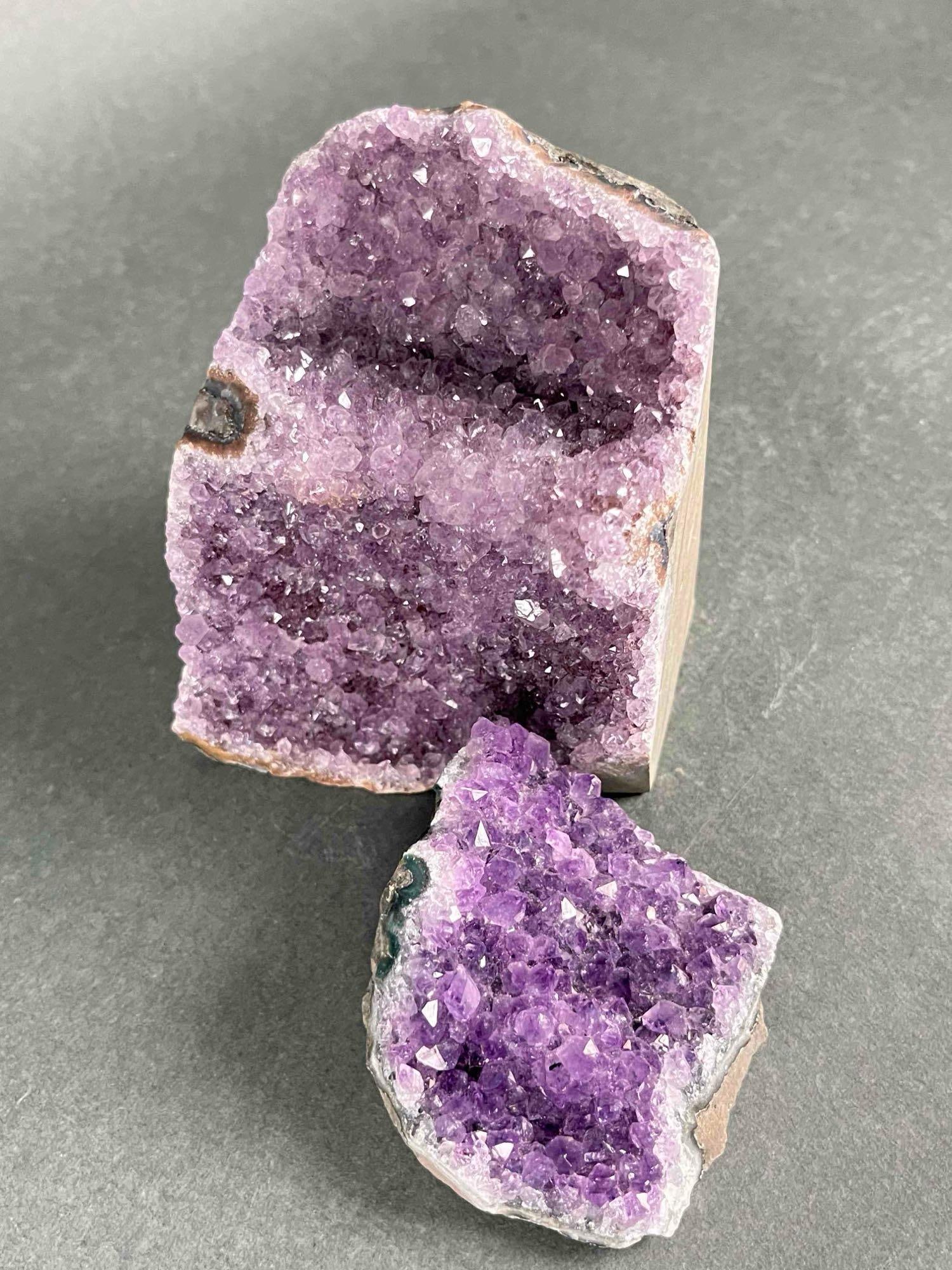 A Pair of Amethyst Crystal Geodes (1 of 3)