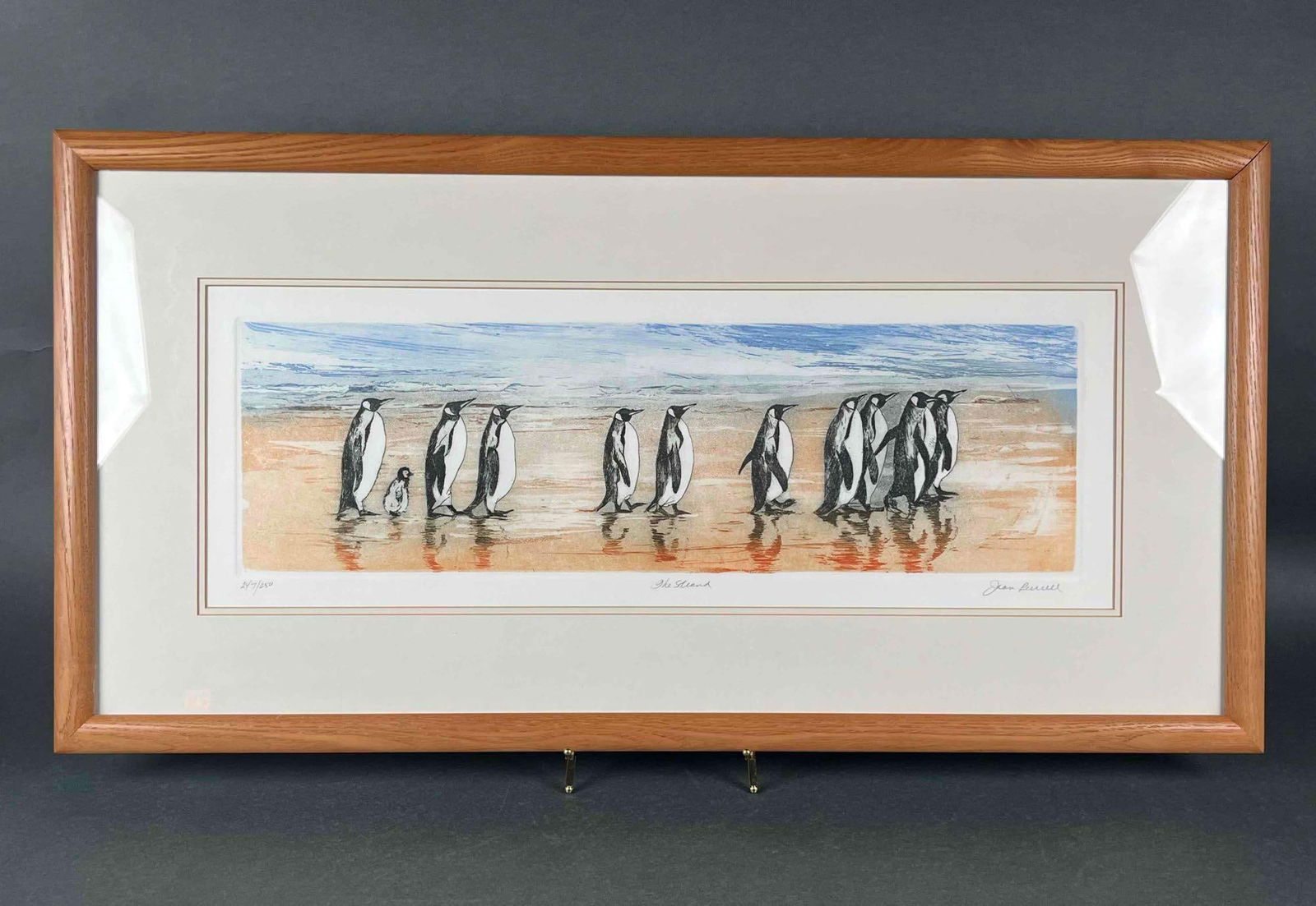 Print Painting by Joan Purcell " The Strand " (1 of 8)