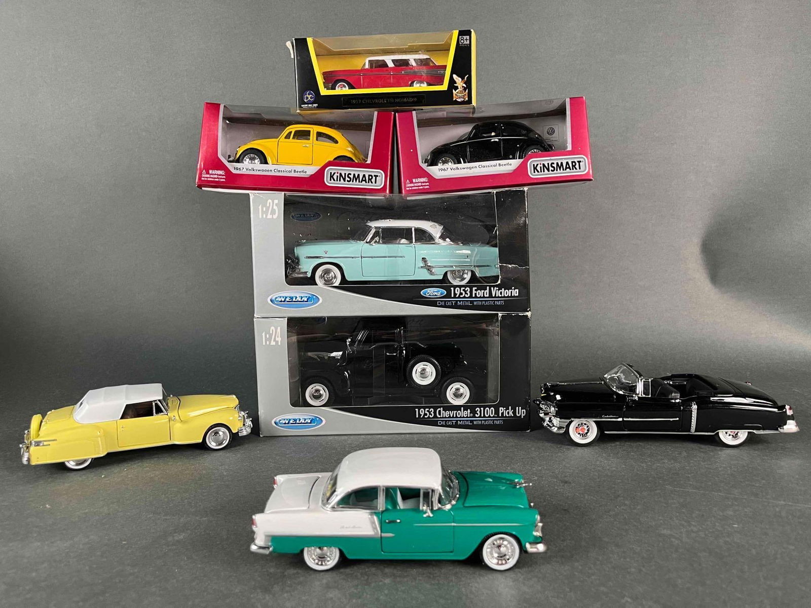 Lot of 8 Model Vehicles from Kinsmart and Welly (1 of 4)