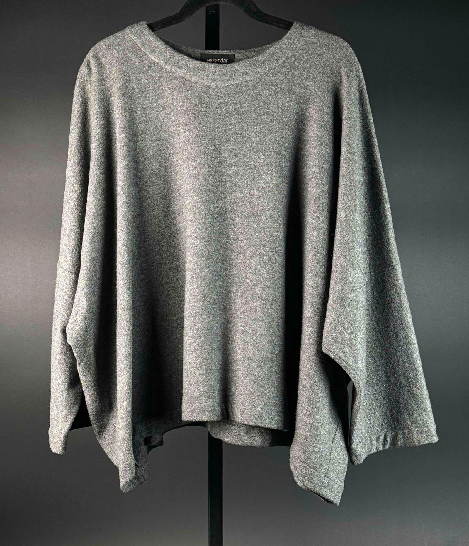 Women's Gray Cashmere Sweater (Eskander) (1 of 3)