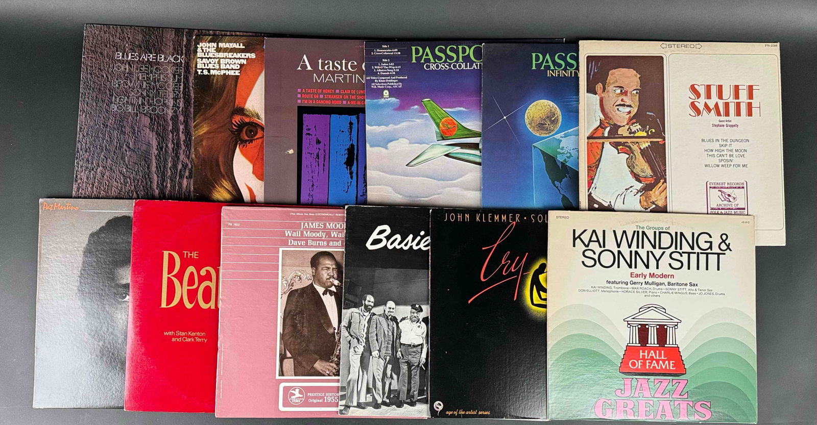 Lot of 12 Classic Jazz/Blues Records (James Moody, Pat Martino, and More) (1 of 7)
