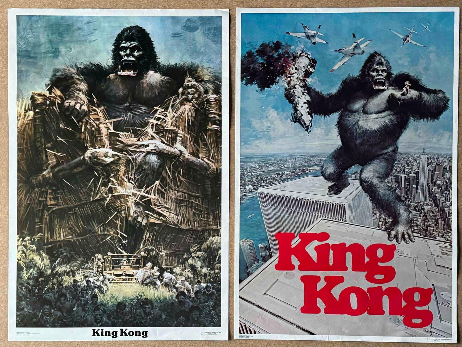 Two King Kong Movie Posters (Vintage 1970s, Numbered) (1 of 11)
