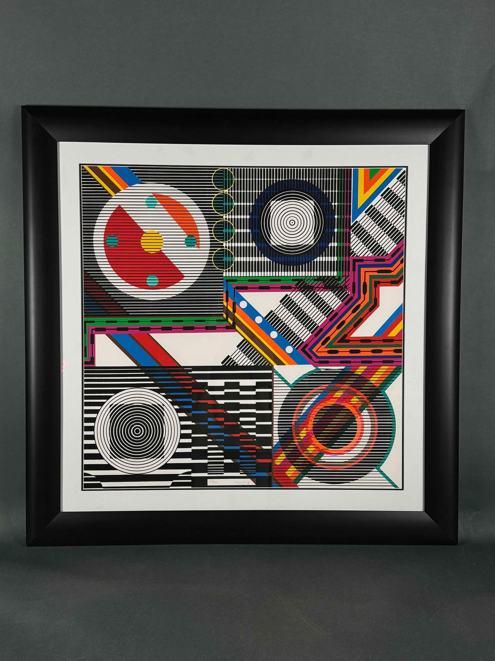 "Op Art" (Leo Maranz, Signed Seriograph) (1 of 6)