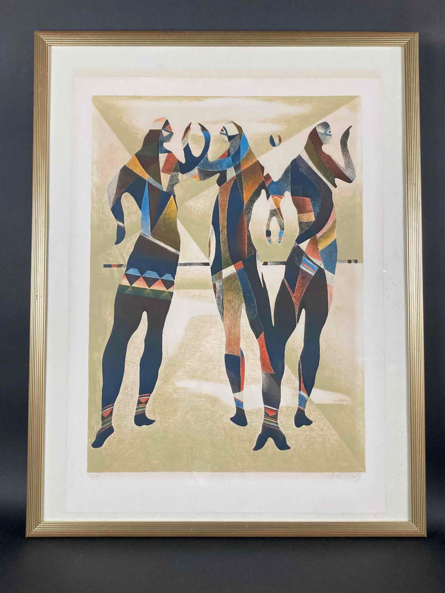 Neal Doty (1941-2016) Limited Edition Mixed Media: Neal Doty (1941-2016) Limited Edition Mixed Media on Paper. Signed and Numbered (78/135). In great condition. Please see photos for additional details. Work measures 22" x 30". Frame measures:
