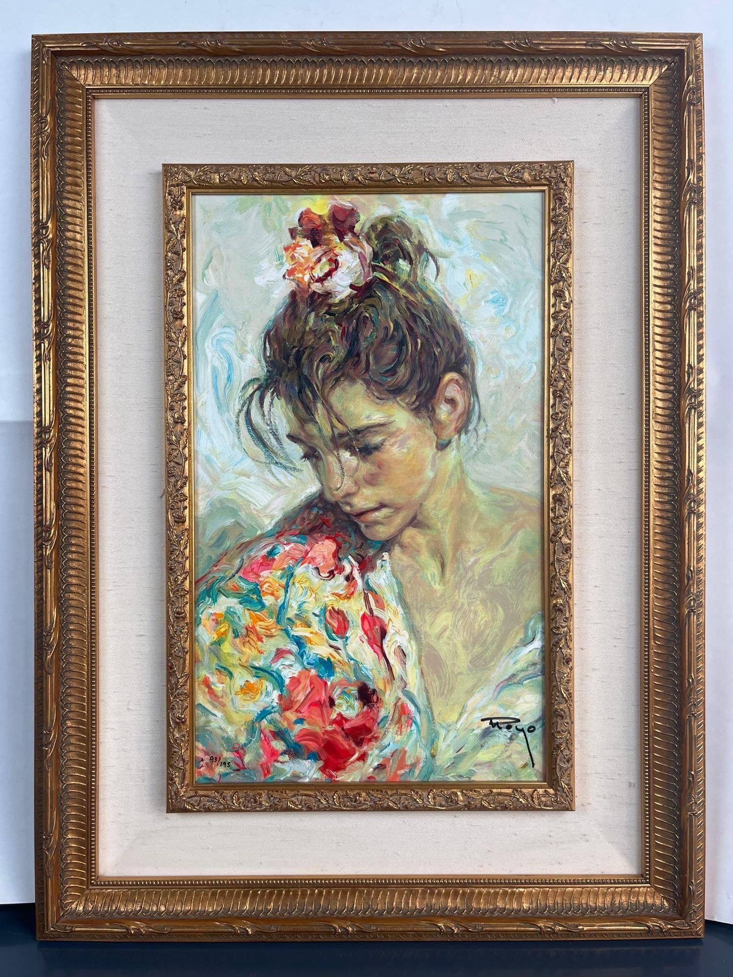 Royo Portrait " The Shawl Suite" Serigraph Panel (1 of 6)