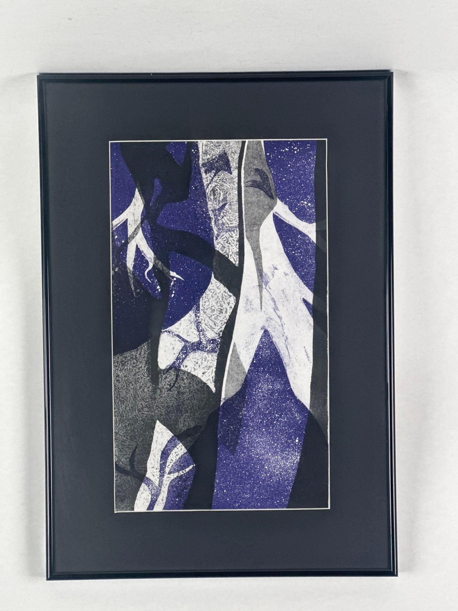 Abstract Linda Rizza Signed Lithograph (1 of 8)