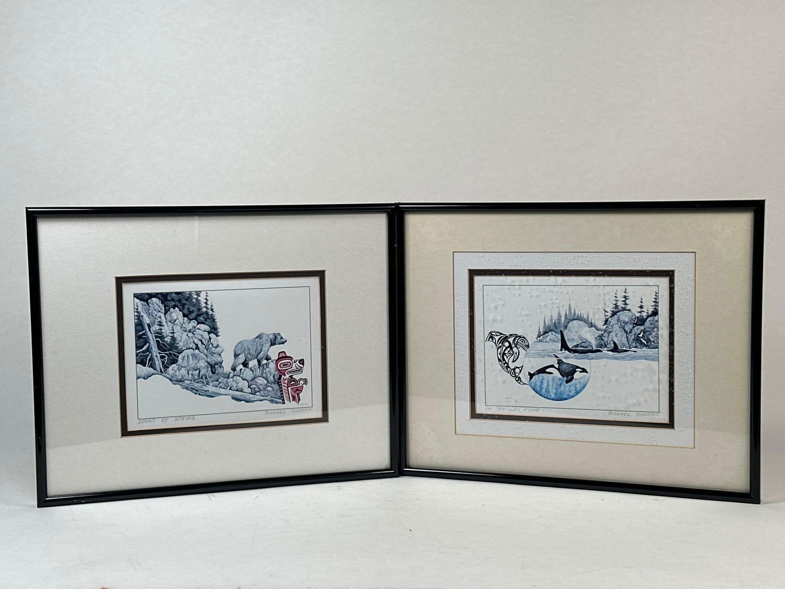 Pair of Michael Duncan Limited Edition Prints (1 of 9)