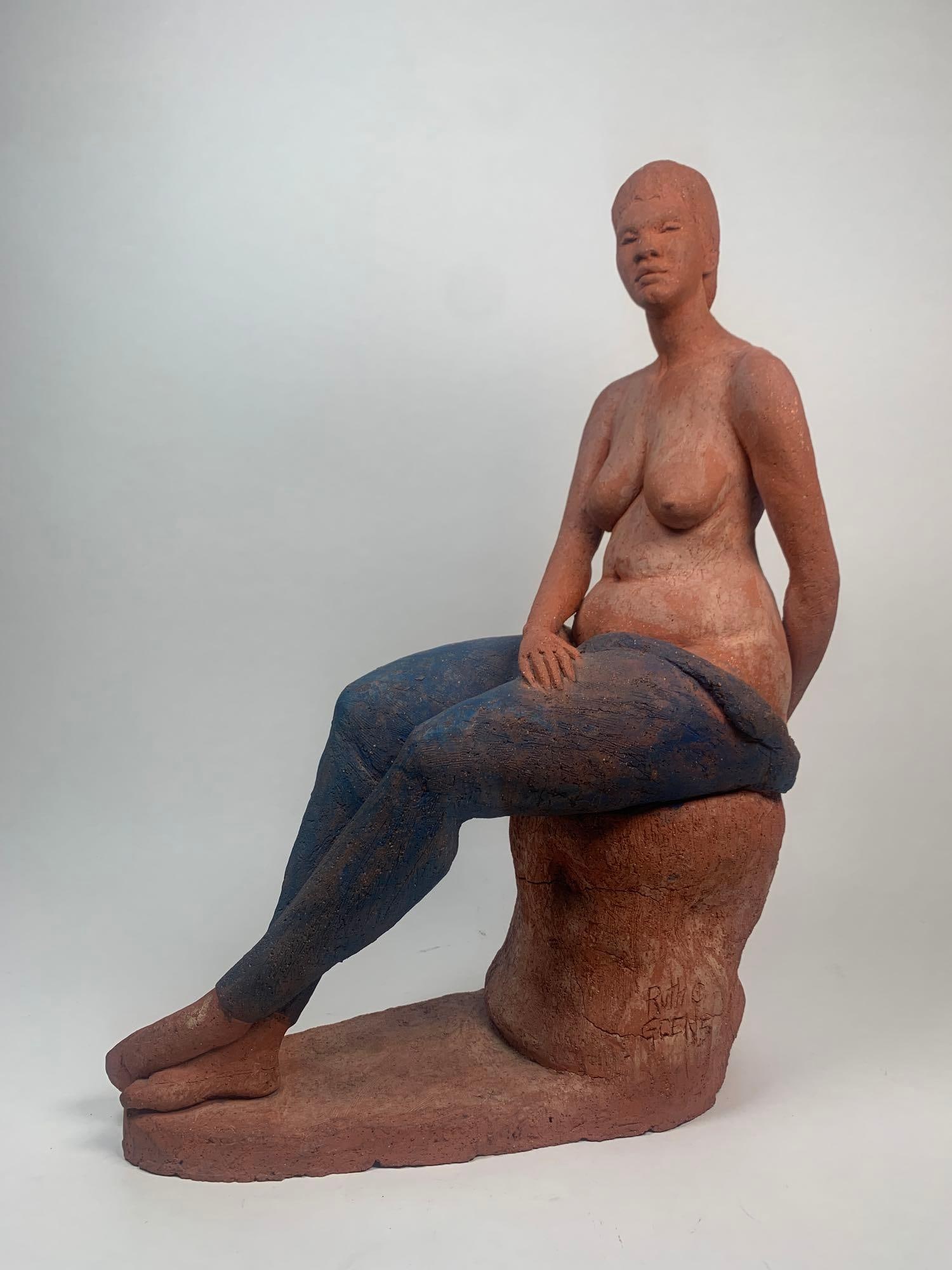 Signed Terracotta Sculpture (Ruth C. Goens) (1 of 11)