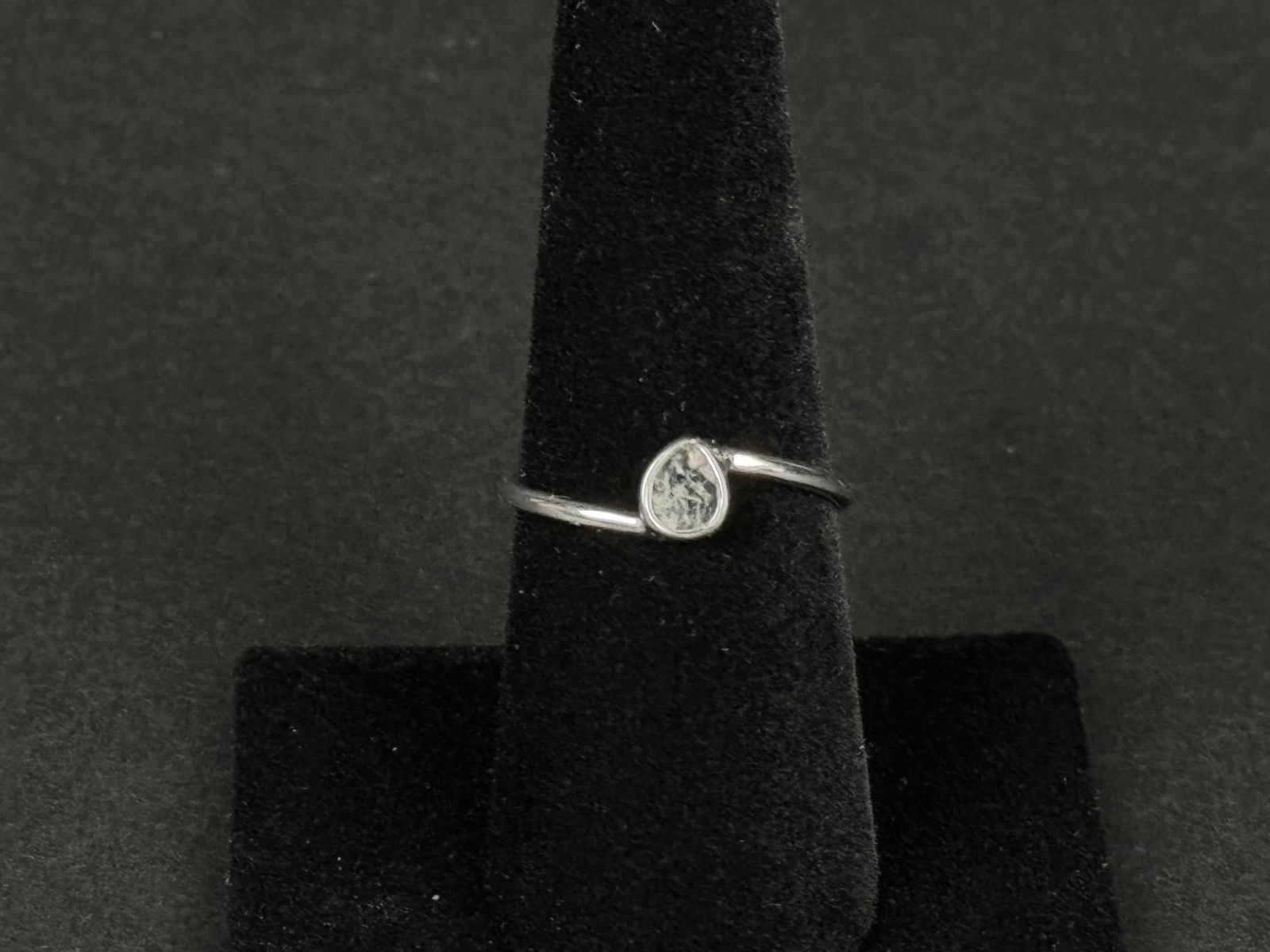 Sterling Silver and Natural Diamond Ring (1 of 4)