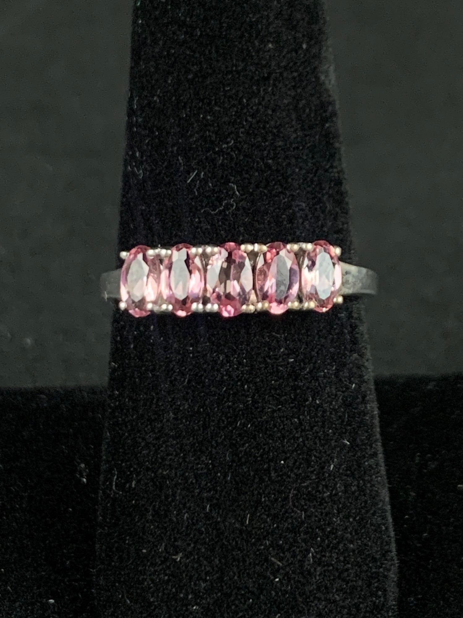 Morro Redondo Pink Tourmaline Ring (Platinum over Sterling) (1 of 6)