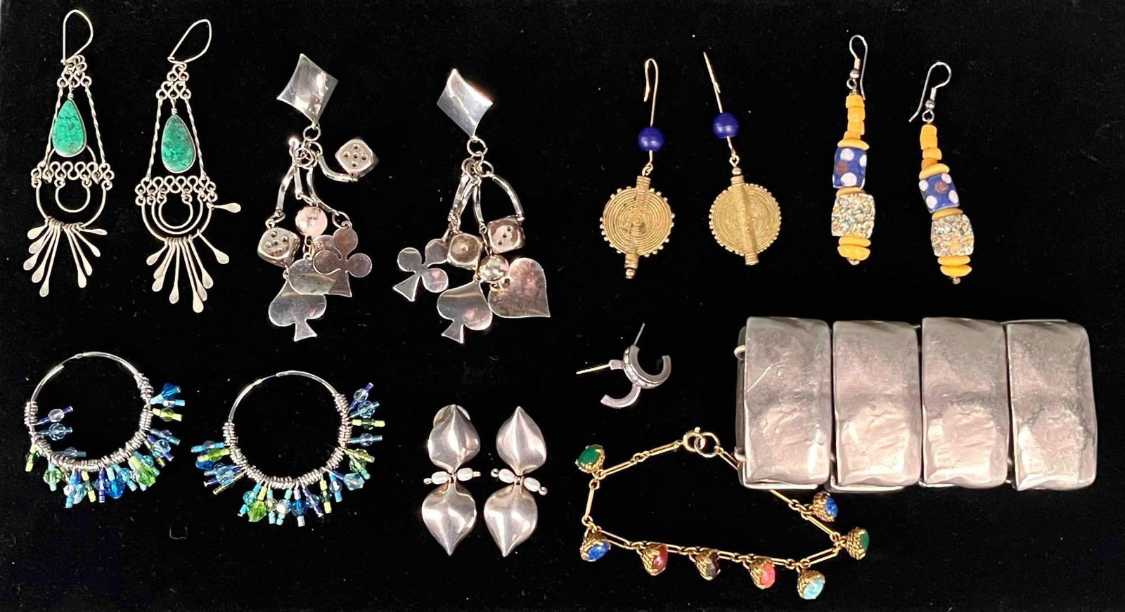 Lot of Boho Earrings and Bracelets (1 of 7)