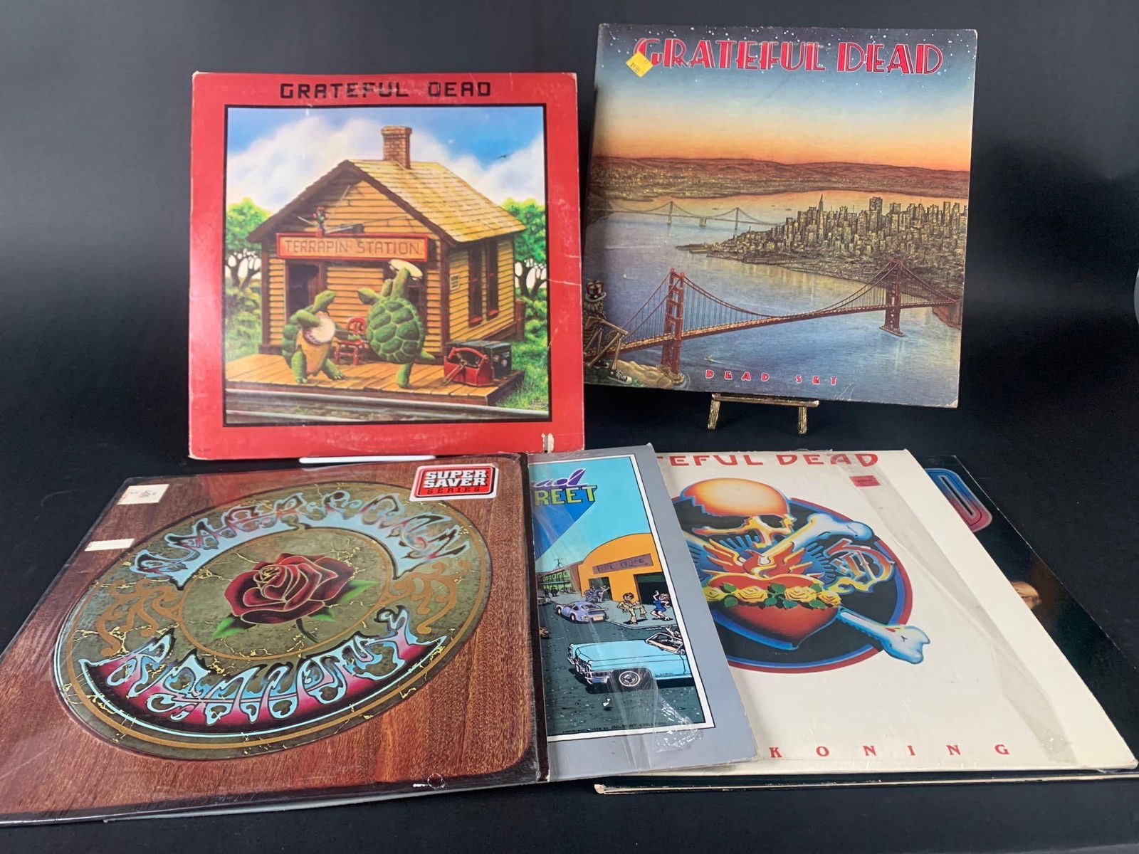 6 Grateful Dead Record Albums (1 of 8)