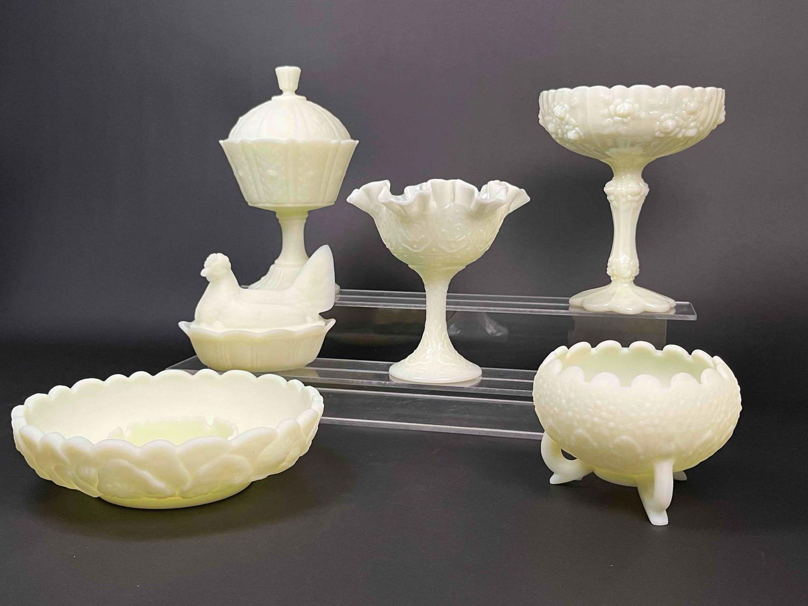 Fenton Uranium Milk Glass (1 of 11)