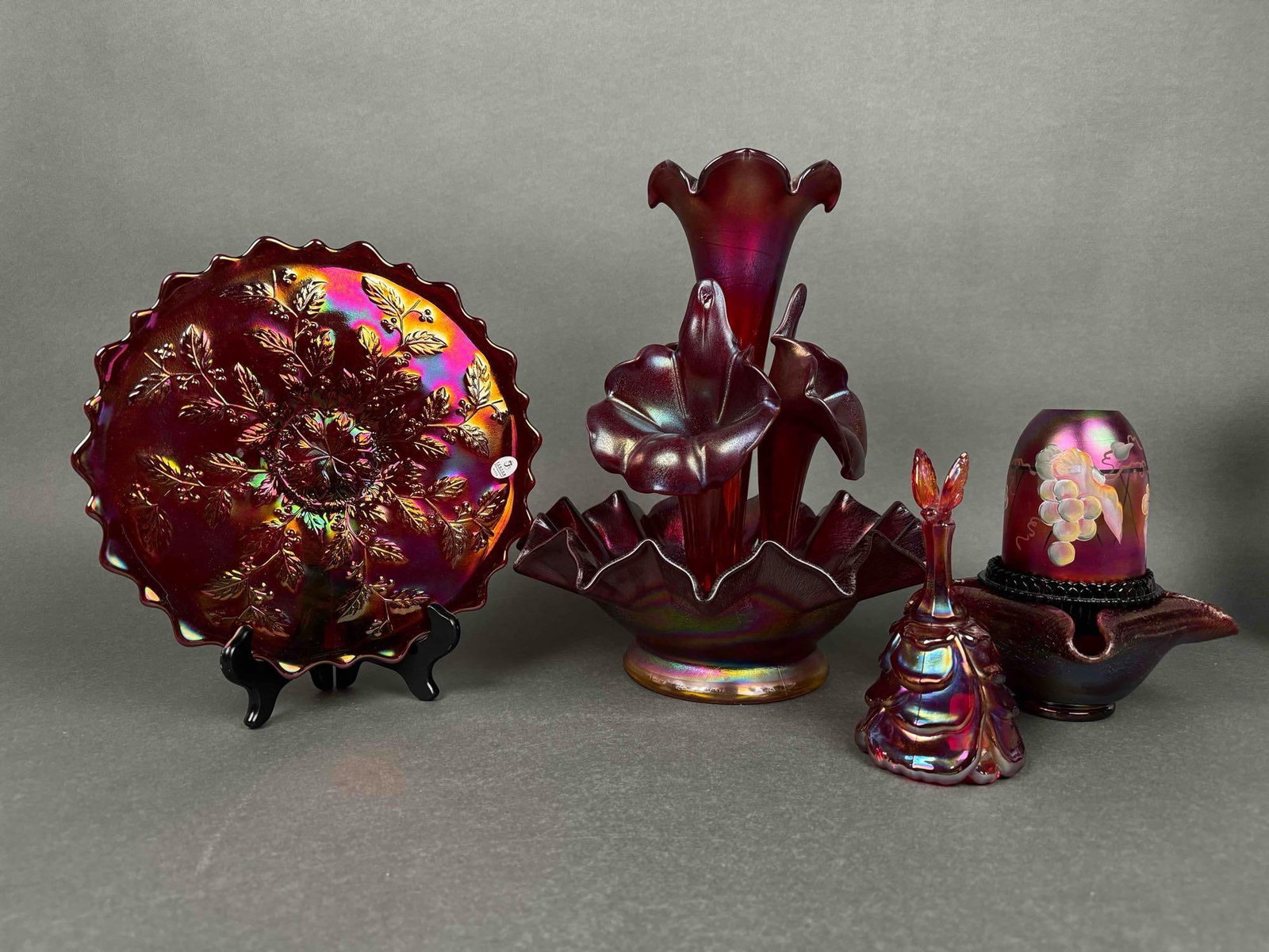 Fenton Ruby Amberina Stretch Glass (1 of 9)
