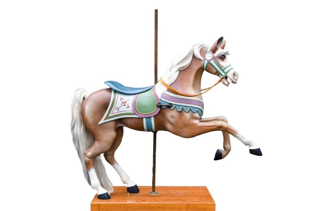 Antique Jeweled Carousel Horse (Full Size) (1 of 12)
