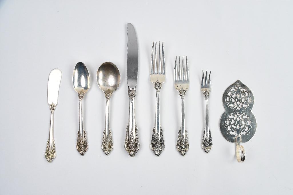 "Grand Baroque" by Wallace Sterling Silver Flatware (Service for 12) (1 of 11)