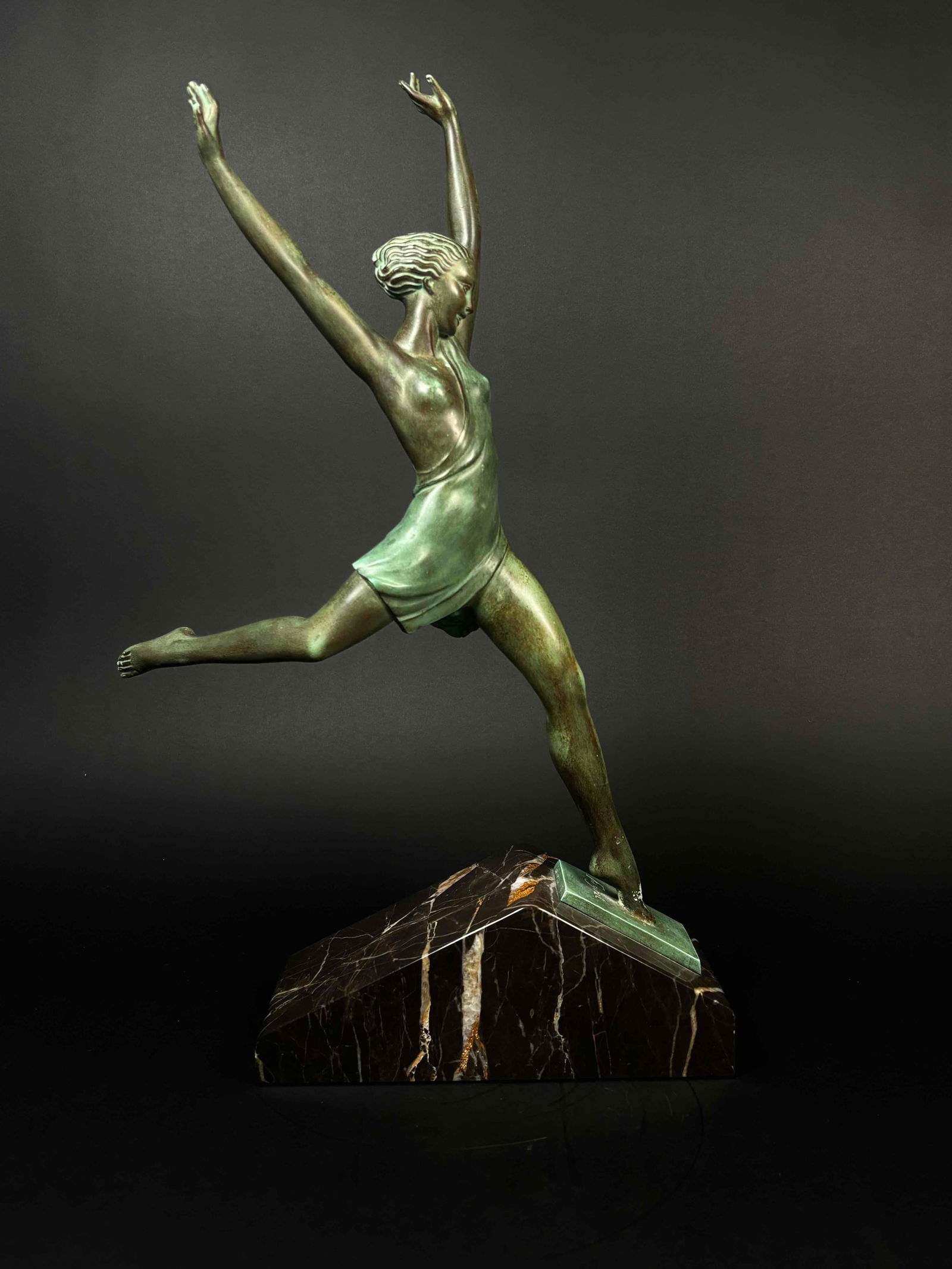 Fayral & Le Verrier Foundry Art Deco Bronze "Olymipe" (1 of 12)