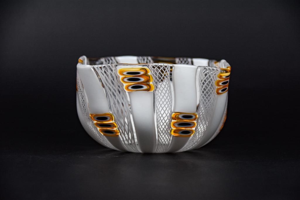Signed Murano Millefiori Bowl (1 of 9)