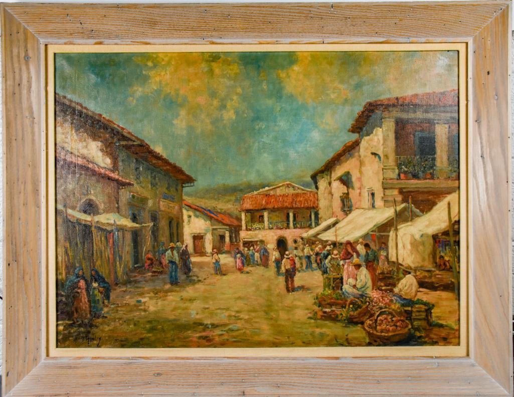 Dennis Ainsley Original Oil on on Canvas (American, 20th Century) (1 of 7)