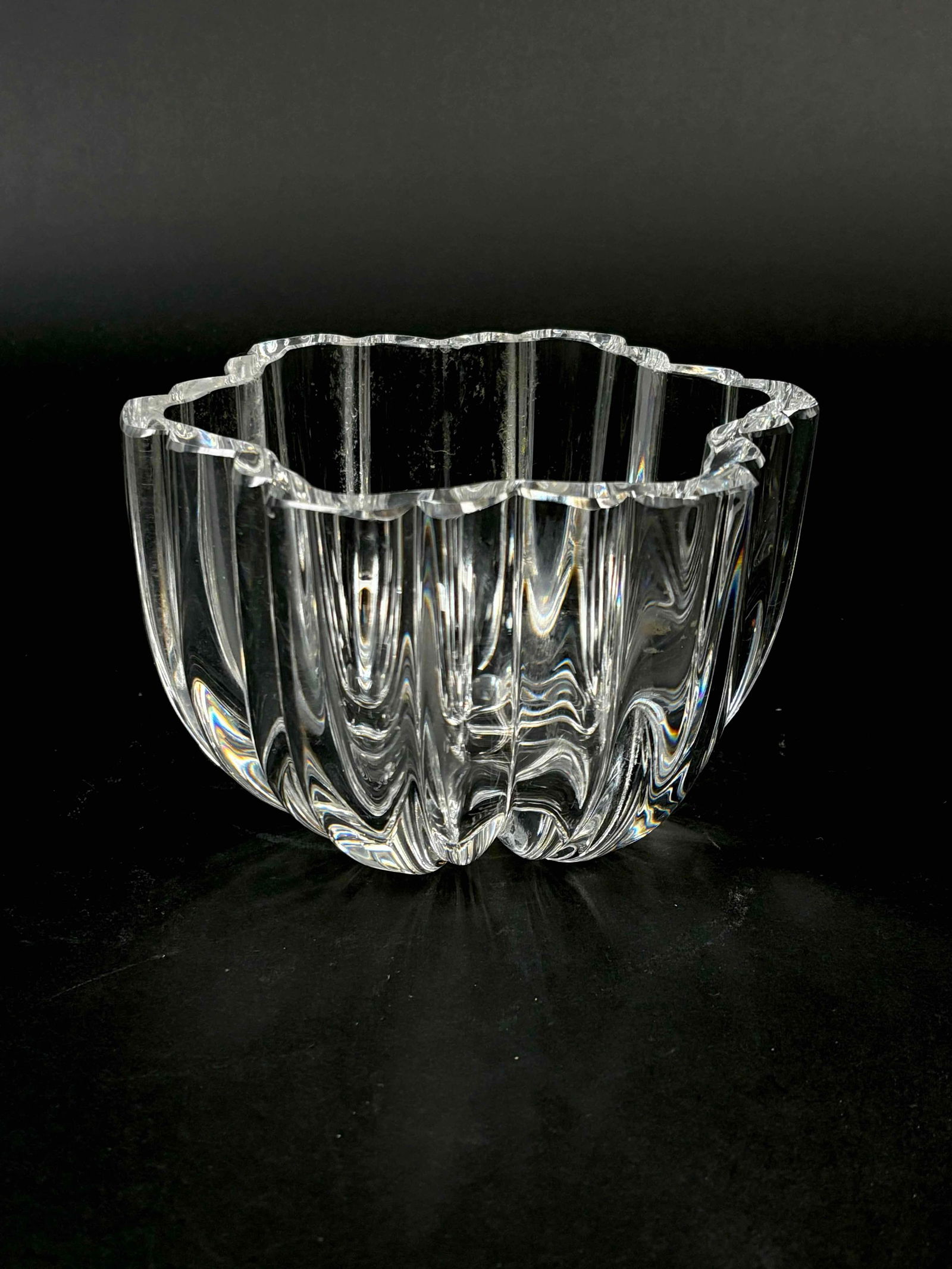Signed Crystal Bowl (Kosta Boda) (1 of 9)