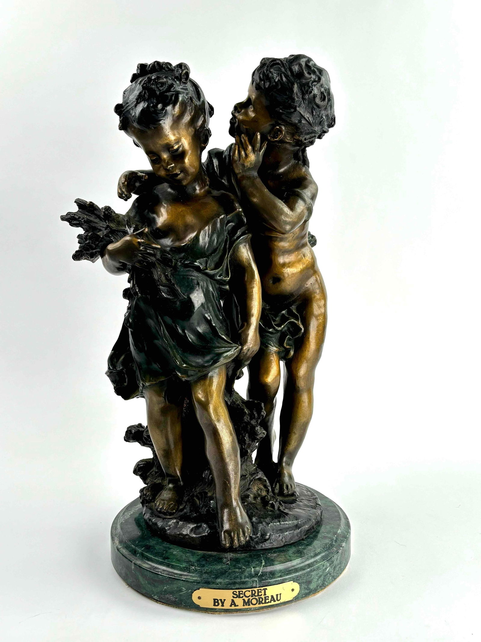 "Secret" After Auguste Moreau (Patinated Bronze) (1 of 10)