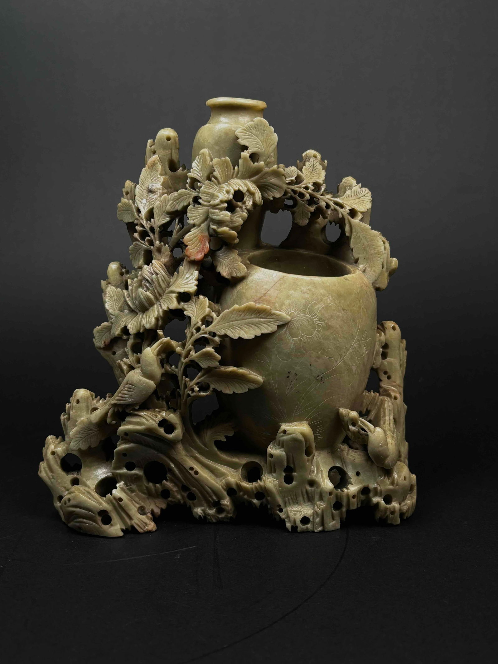 Chinese Soapstone Brush Pot (1 of 12)