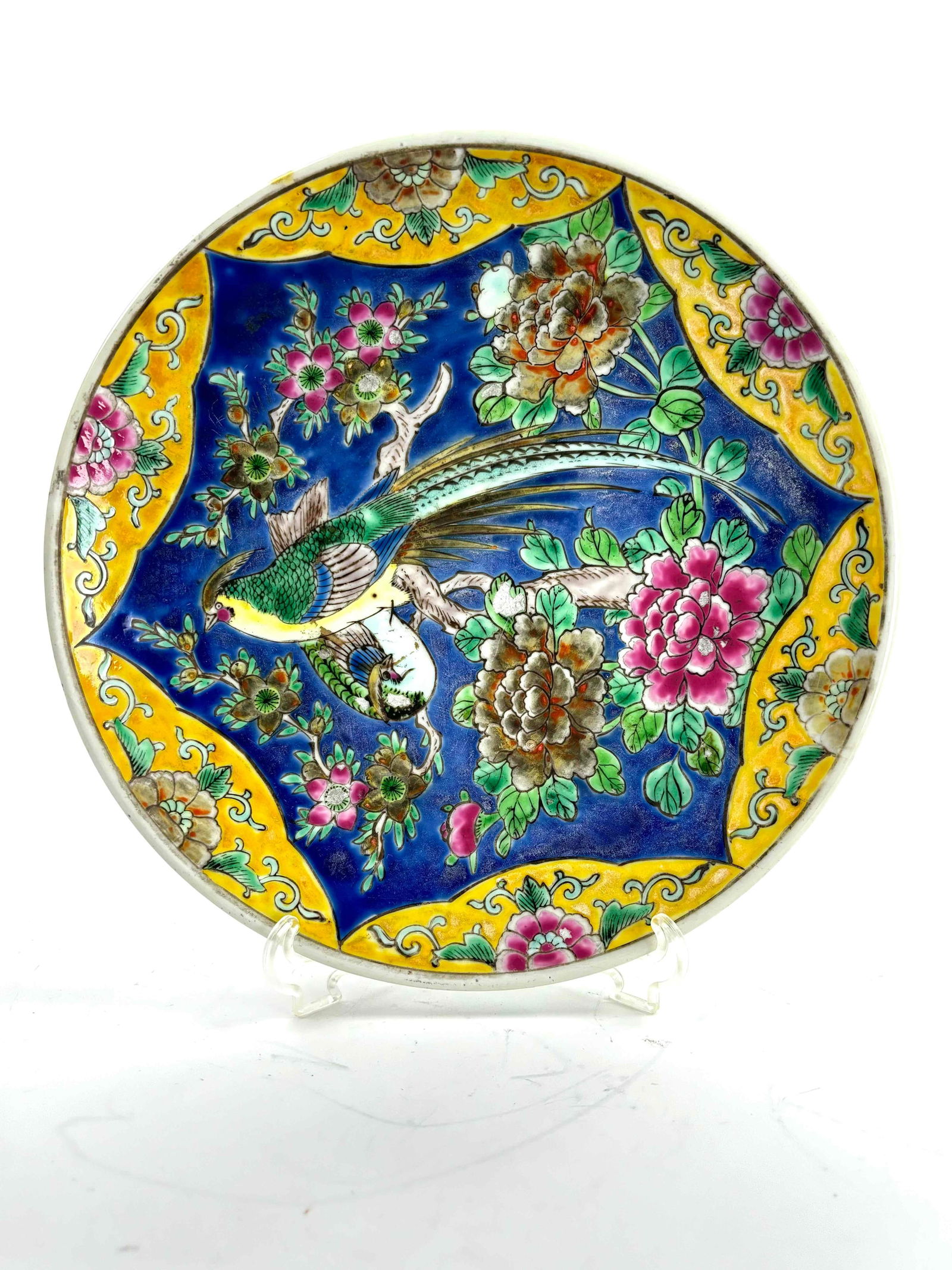 Antique Hand Painted Porcelain Platter (1 of 6)