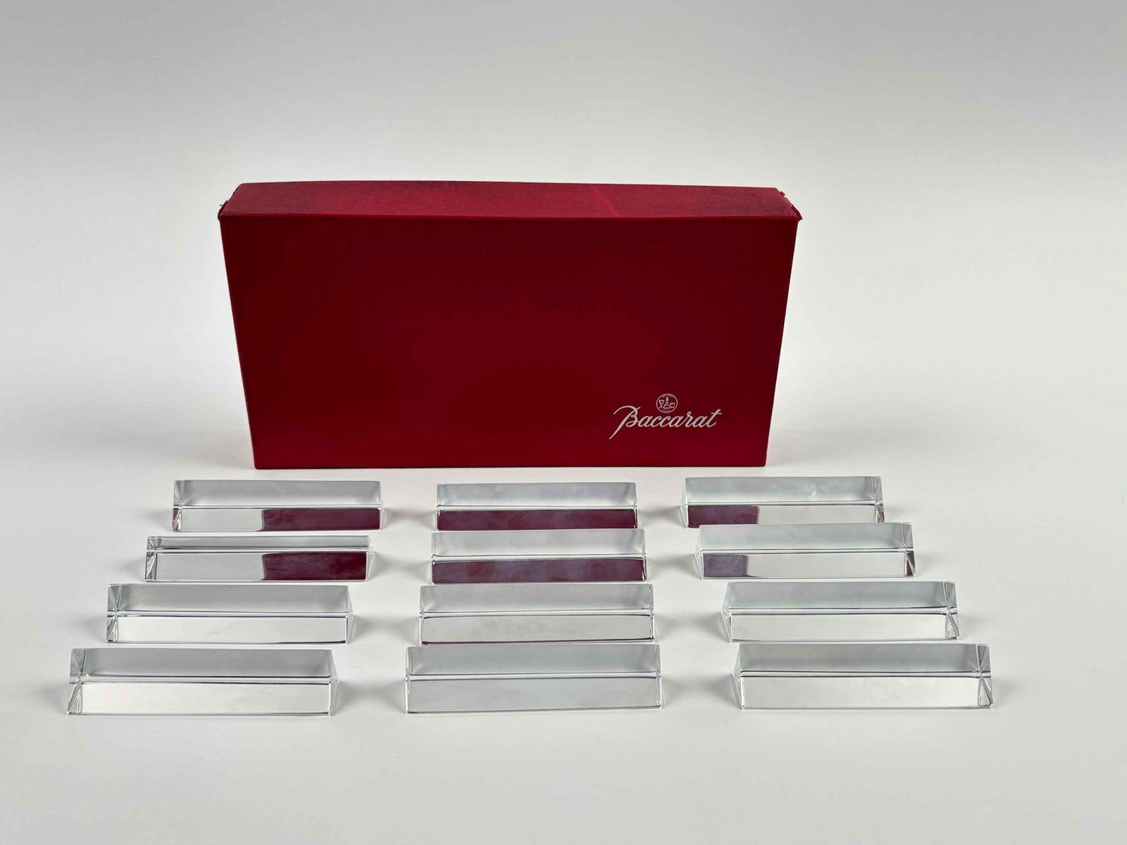 Suite of 12 Crystal Knife Holders (BACCARAT France) (1 of 5)