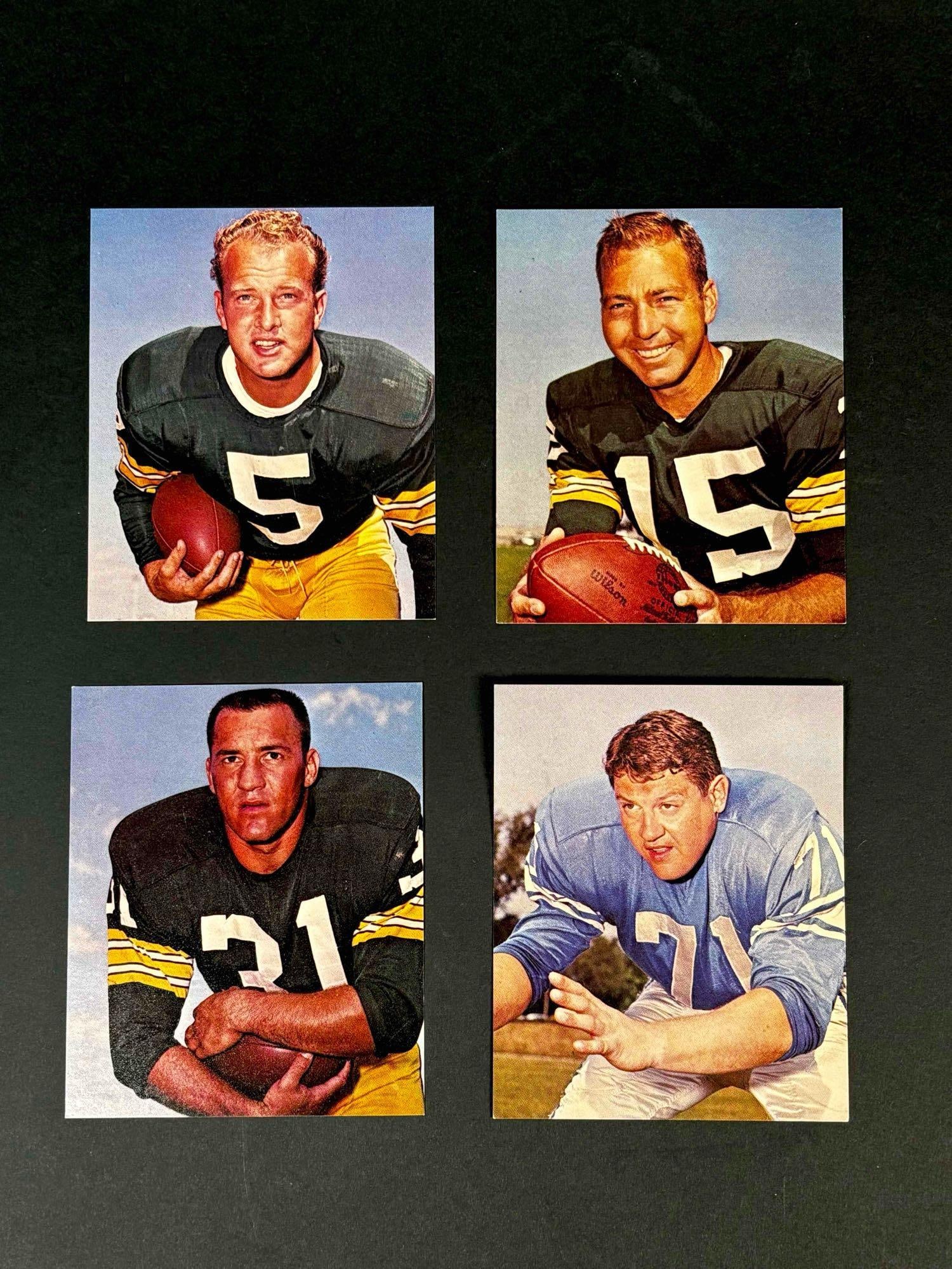 4 Kahn's Weiners Football Cards (Alex Karras, Bart Starr, Jim Taylor, Paul Hornung) (1 of 8)