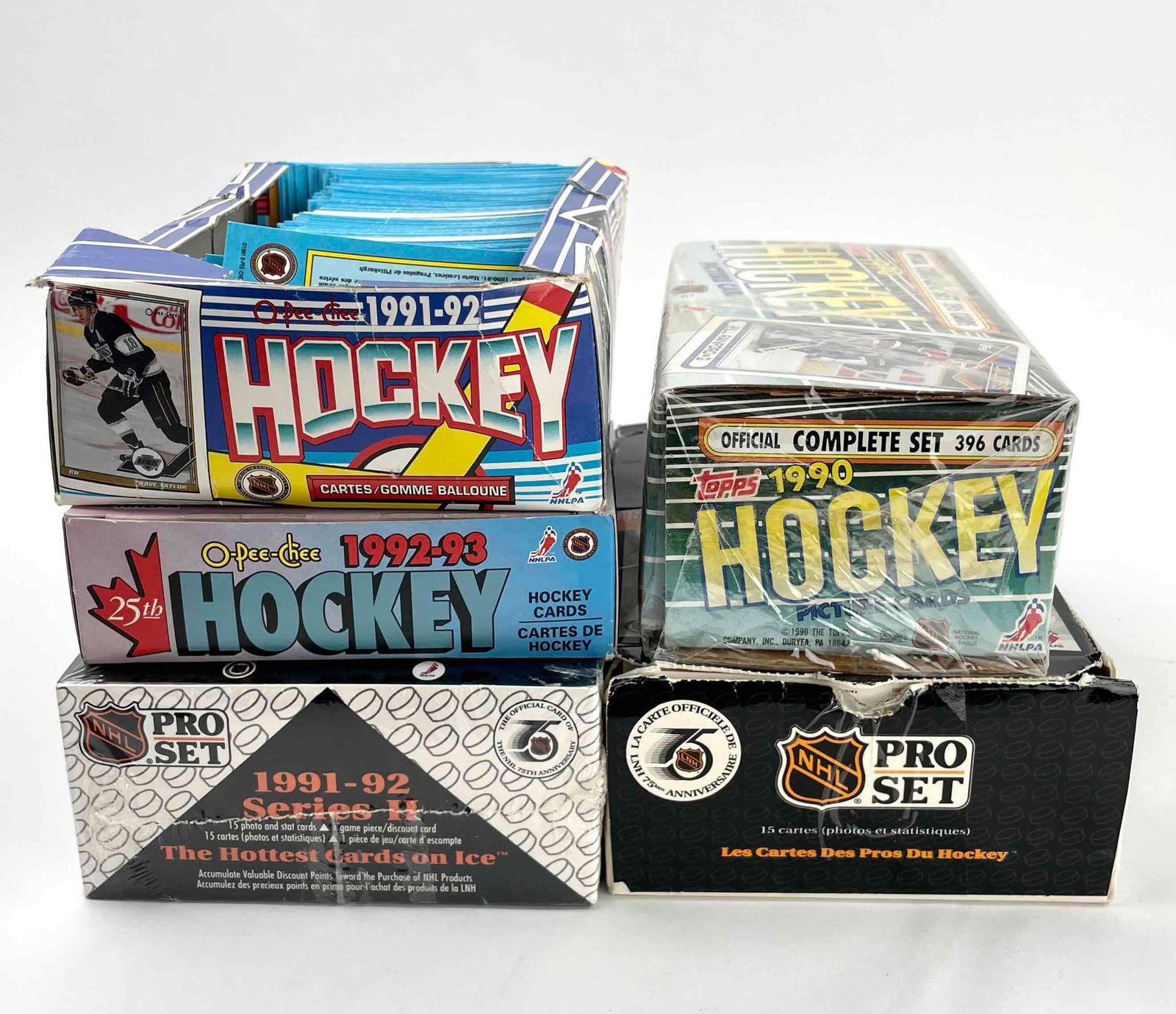 1990-1993 Old Stock Hockey Cards (O-Pee-Chee, NHL Pro Set, Topps) (1 of 12)
